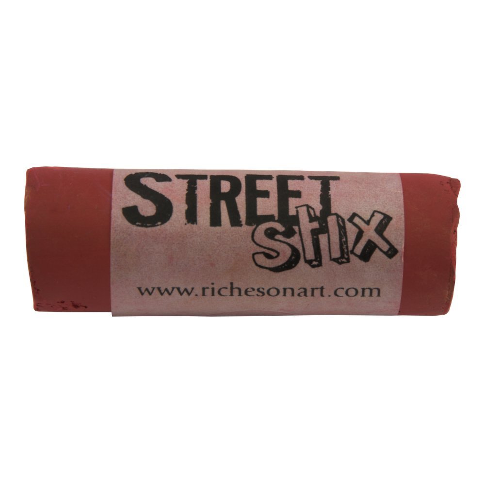 Street Stix Pavement Pastel Chalk - #137 Vibrant Red for Sidewalk Art, Kids Outdoor Play & Driveway Decorations