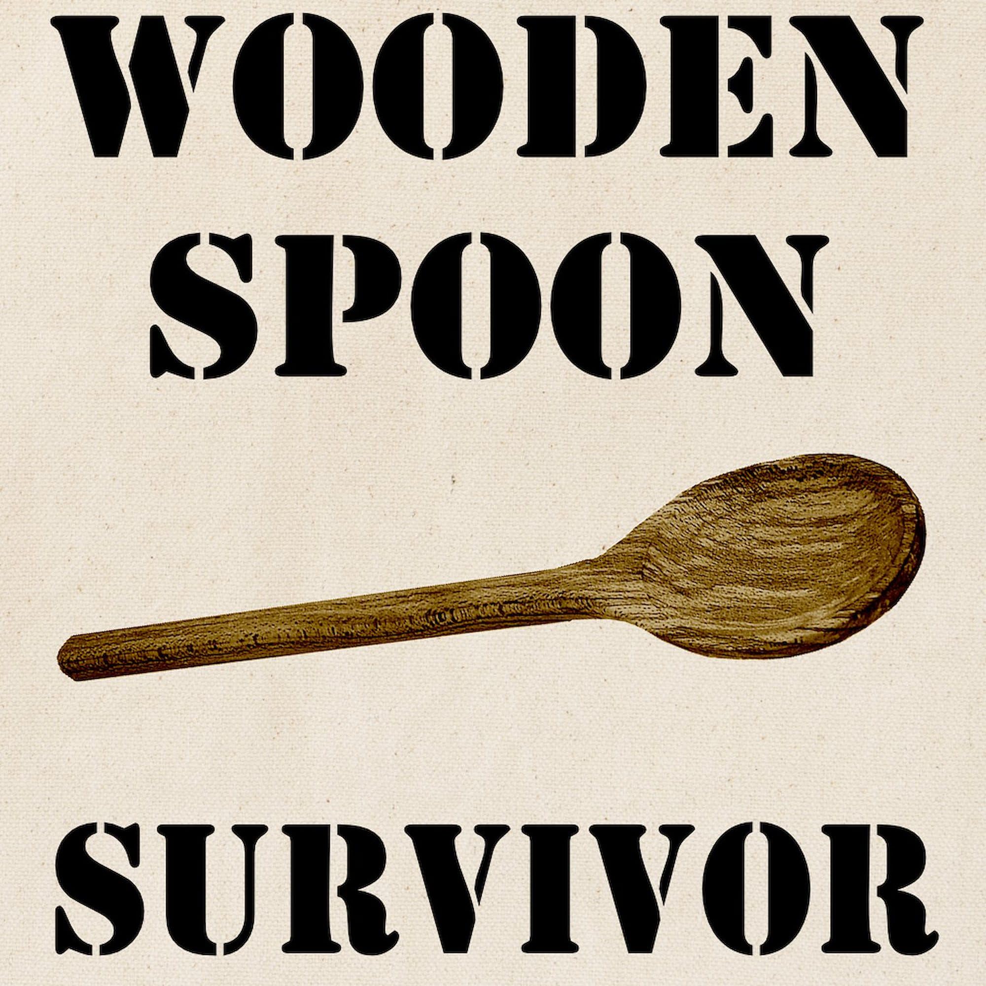 Wooden Spoon Survivor Tote Bag - Natural Canvas Reusable Shopping Bag for Groceries, Beach & Farmers Market | Eco-Friendly Cotton Tote with Unique Design