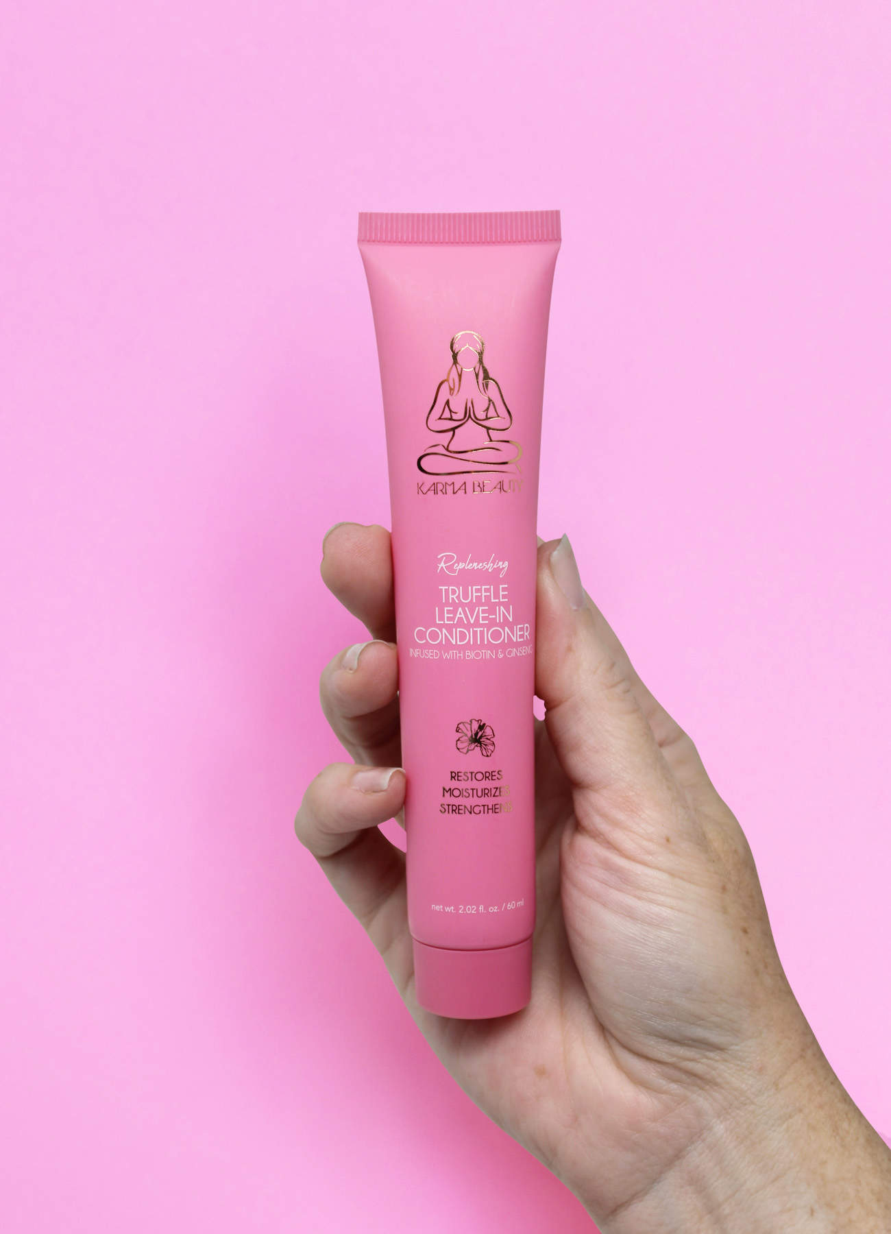 Replenishing Truffle Leave-In Conditioner with Biotin & Keratin for Damaged Hair - Hydrating & Repairing Treatment for Dry, Frizzy Hair - Perfect for Daily Use at Home or Salon