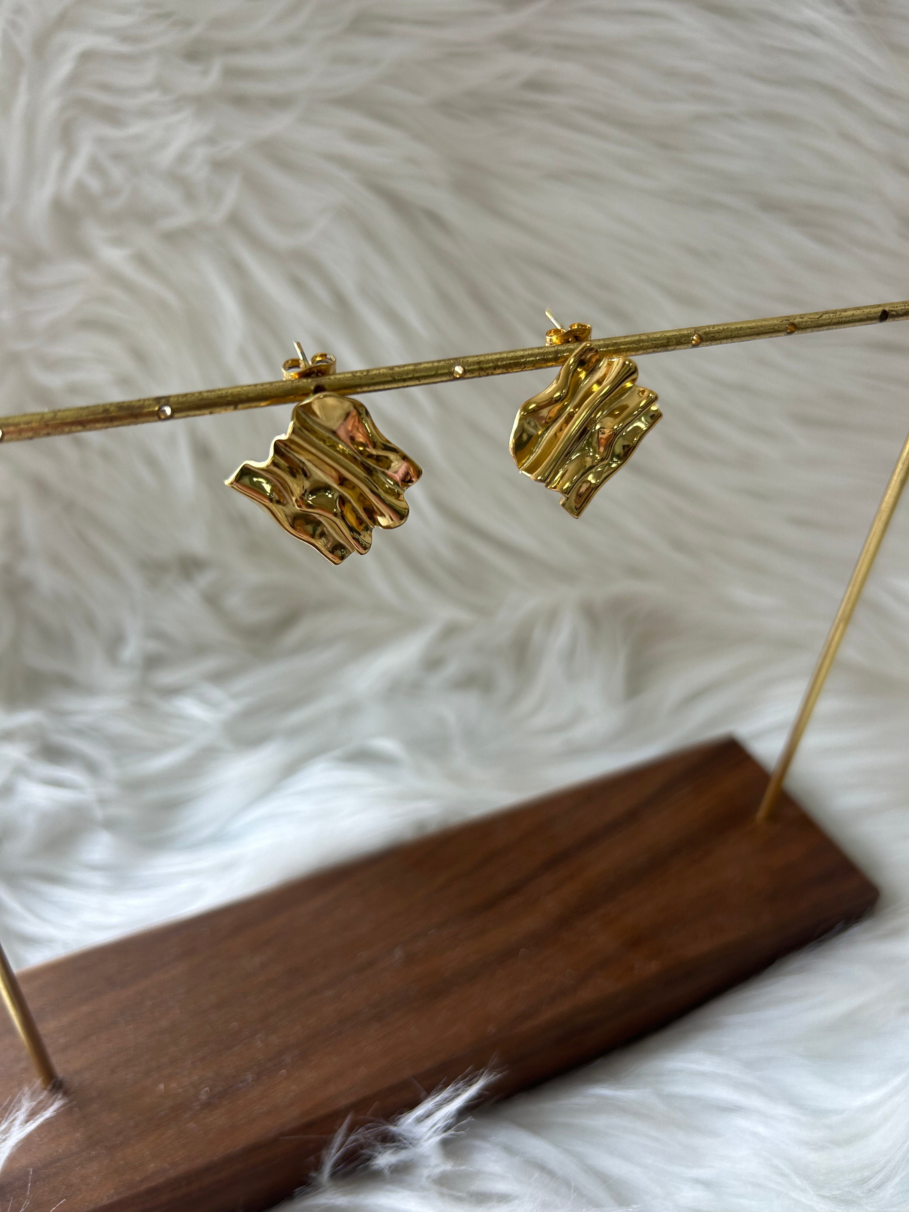 Lauren Kenzie Susan Earrings - Elegant Gold Hoop Earrings for Women, Perfect for Parties, Weddings & Everyday Wear