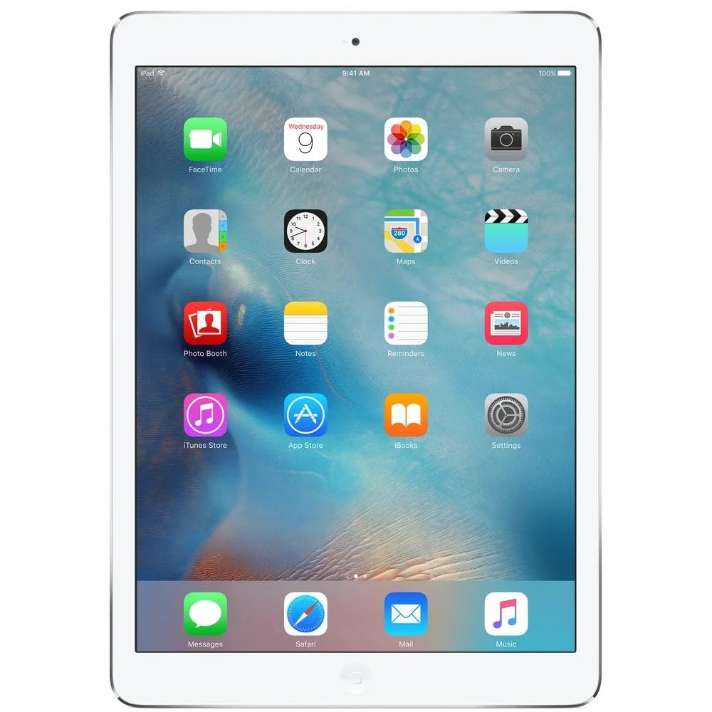 Refurbished Apple iPad Air 16GB Wi-Fi - Silver | Lightweight Tablet for Work, School & Entertainment | Portable Device for Students, Professionals & Travelers