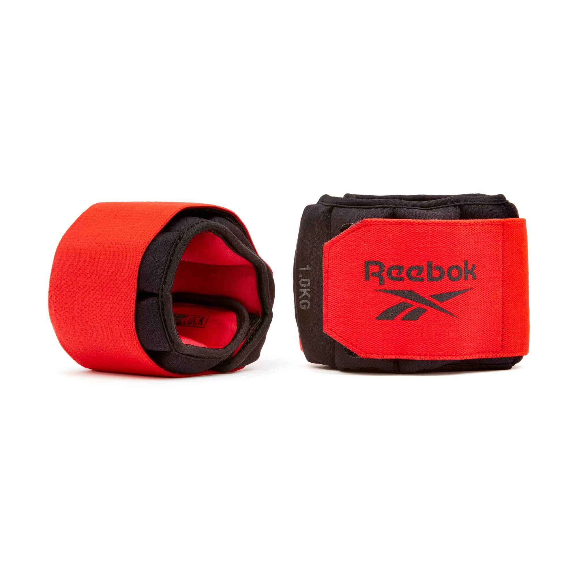 Reebok Flexlock Adjustable Wrist & Ankle Weights for Women & Men - 2.5lb/5lb Set - Fitness Training, Running, Walking, Home Workouts - Secure Comfort Fit for Strength & Cardio Exercise