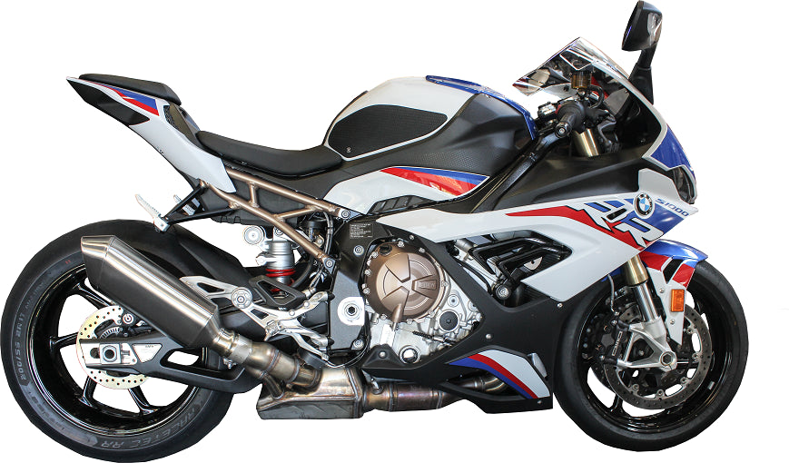 TechSpec S1000RR (2020) SnakeSkin Gripster Tank Pad Kit - Non-Slip Motorcycle Tank Protector for BMW S1000RR - Perfect for Racing, Commuting & Long Rides