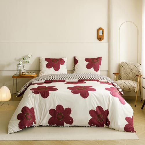 Floral Burgundy