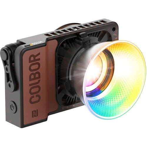 COLBOR W100R Portable RGB LED Monolight - Professional Photography Lighting for Studio, YouTube Videos & Live Streaming - Compact & Powerful Continuous Light for Content Creators