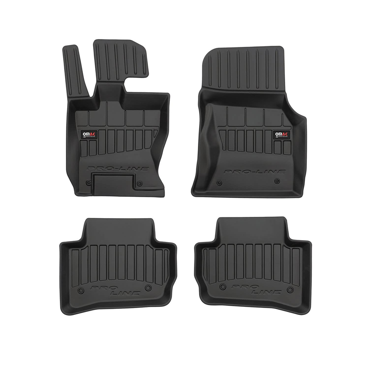 Premium All-Weather 3D Custom Fit Floor Mats for Range Rover Velar 2018-2025 - Waterproof TPE Rubber Car Mats with Non-Slip Design | Laser Measured Perfect Fit | Odorless & Durable | Ideal for Daily Commute, Road Trips & Off-Road Adventures (Black)