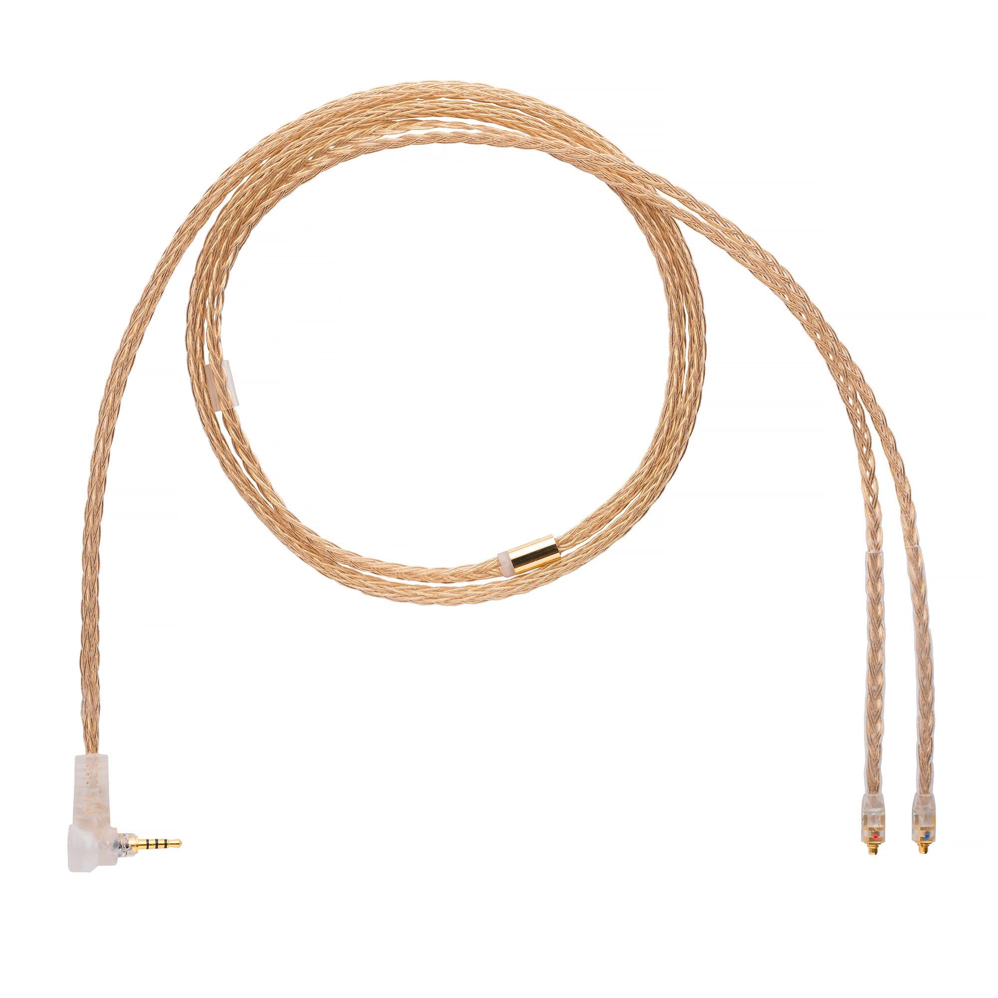 ALO Audio Gold 16 Premium Upgrade Cable for IEMs - High-Performance Replacement Cable for In-Ear Monitors - Perfect for Audiophiles, Musicians & Studio Use