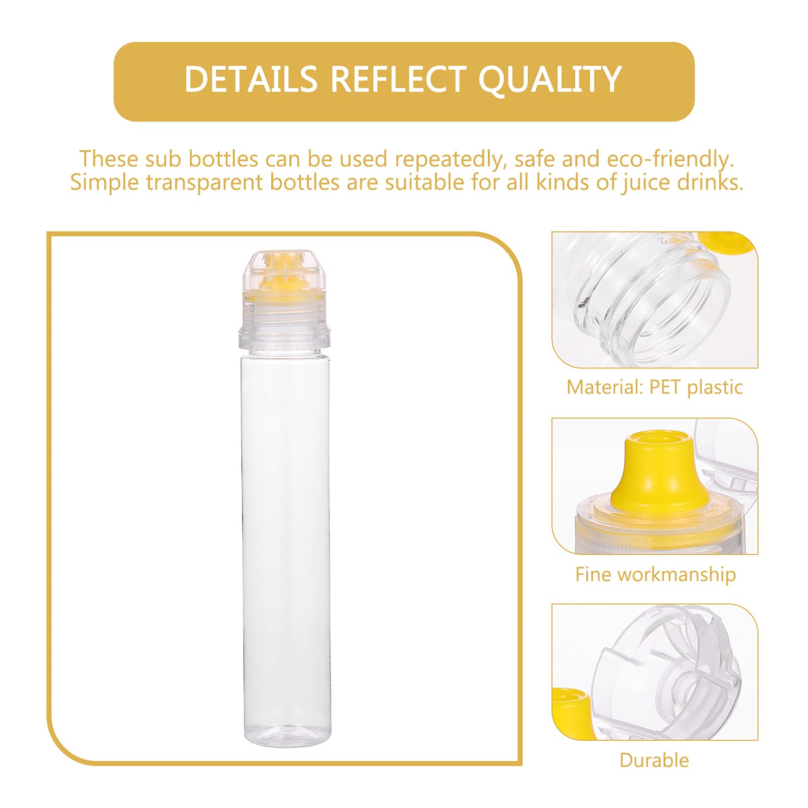 10Pcs Honey Squeeze Bottles - Salad Dressing & Condiment Containers for Kitchen & BBQ