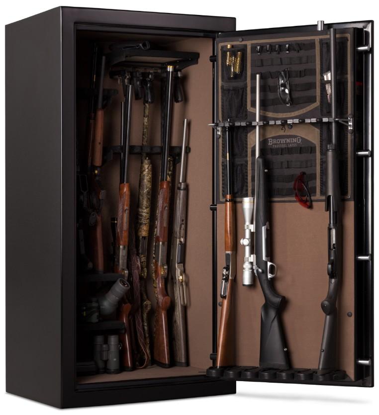 Browning SP33 Sporter Gun Safe - Secure Firearm Storage for Home & Office - Heavy Duty Steel Construction with Digital Lock - Perfect for Handguns, Rifles & Valuables Protection