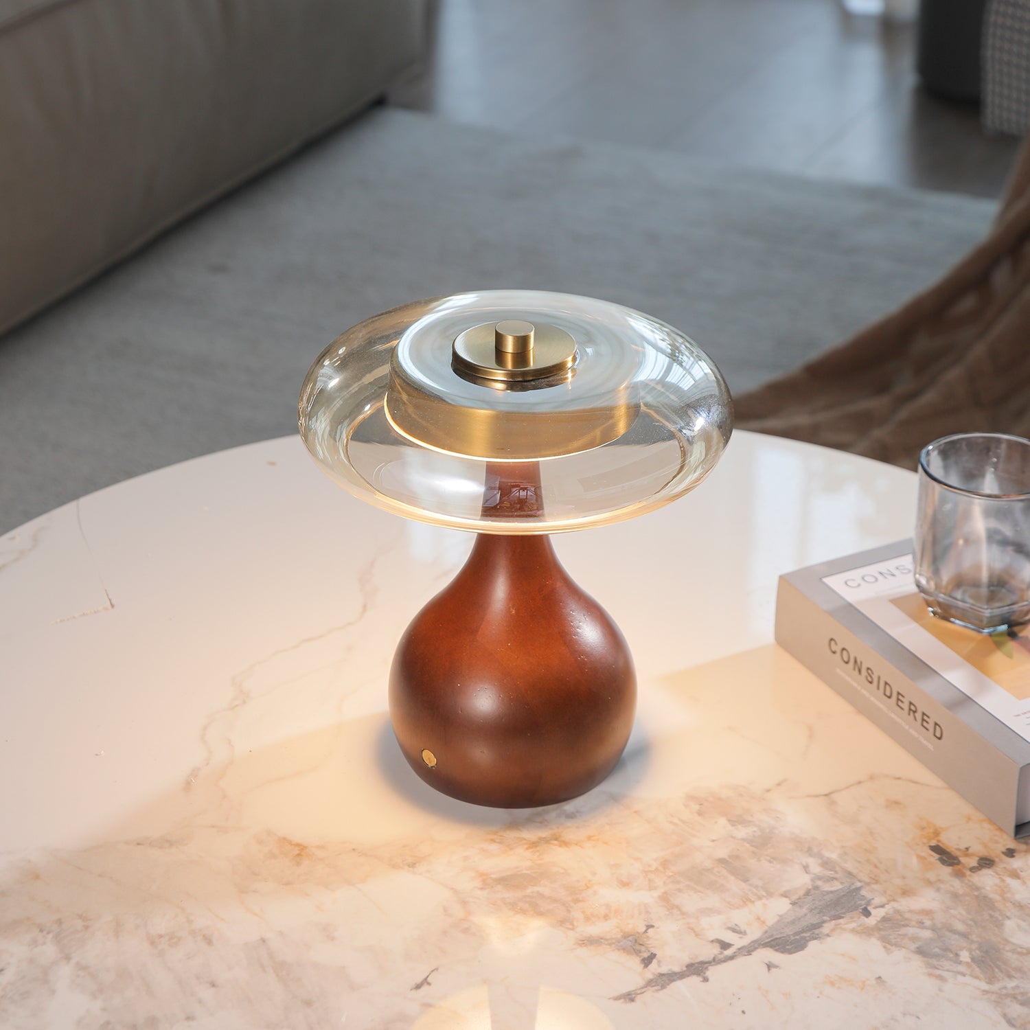 Theo Table Lamp - Modern LED Desk Lamp with Adjustable Brightness & Color Temperature for Home Office, Bedroom, and Study Room