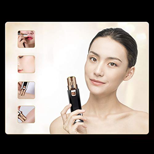 2 in 1 Painless Hair Removal Mini Razor for Women - Rechargeable Battery Powered Women's Shaver for Face & Body Hair Removal - Perfect for Travel, Gym & Quick Touch Ups (2 Pack)