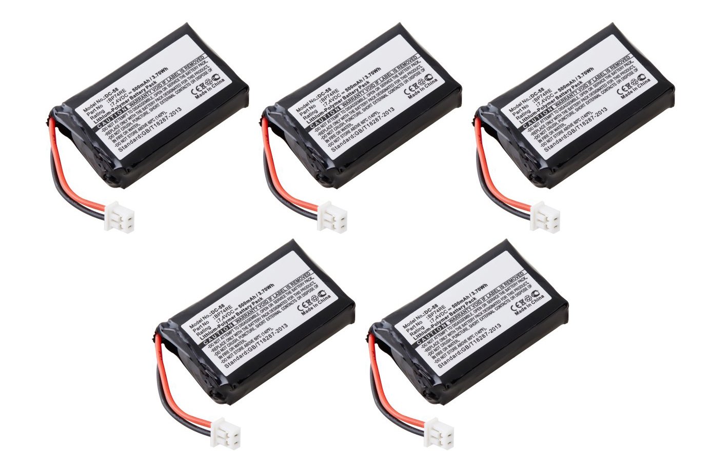 Synergy Digital Dog Collar Batteries - 5 Pack SDDC-L1131 Replacement Batteries Compatible with Dogtra Edge Remote Training Collar | Perfect for Outdoor Dog Training, Hunting & Pet Safety