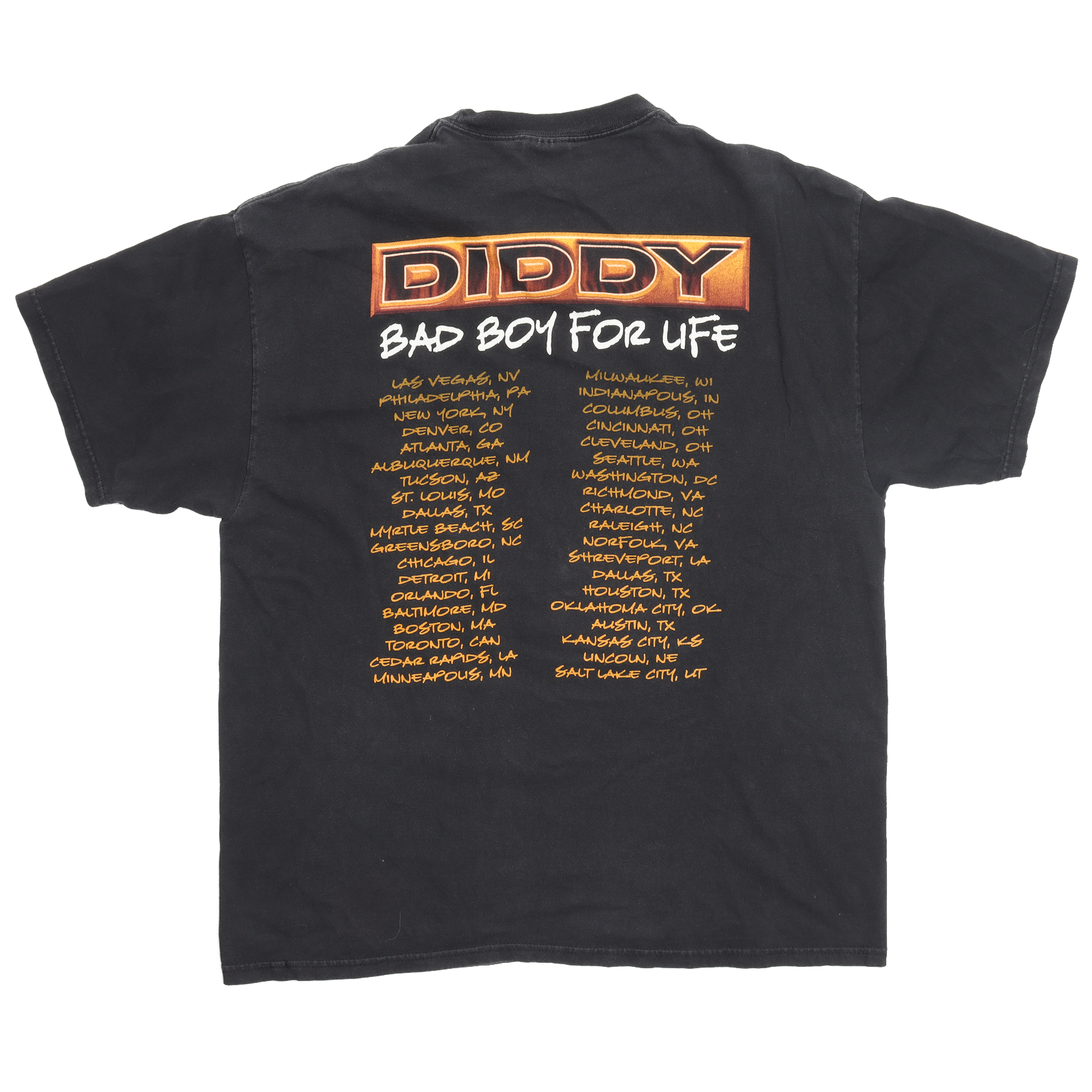 Bad Boy For Life Tour T-Shirt - Official Merchandise for Hip-Hop Fans | Perfect for Concerts, Streetwear & Casual Outfits