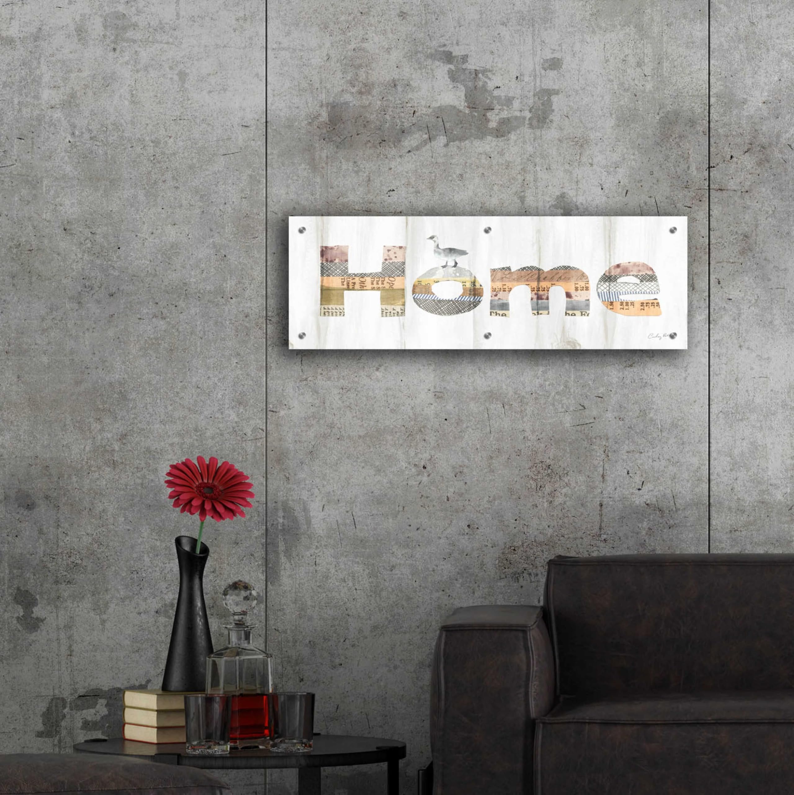 Farm Family III by Courtney Prahl - 36x12 Inch Acrylic Glass Wall Art Painting - Modern Home Decor for Living Room, Bedroom & Office