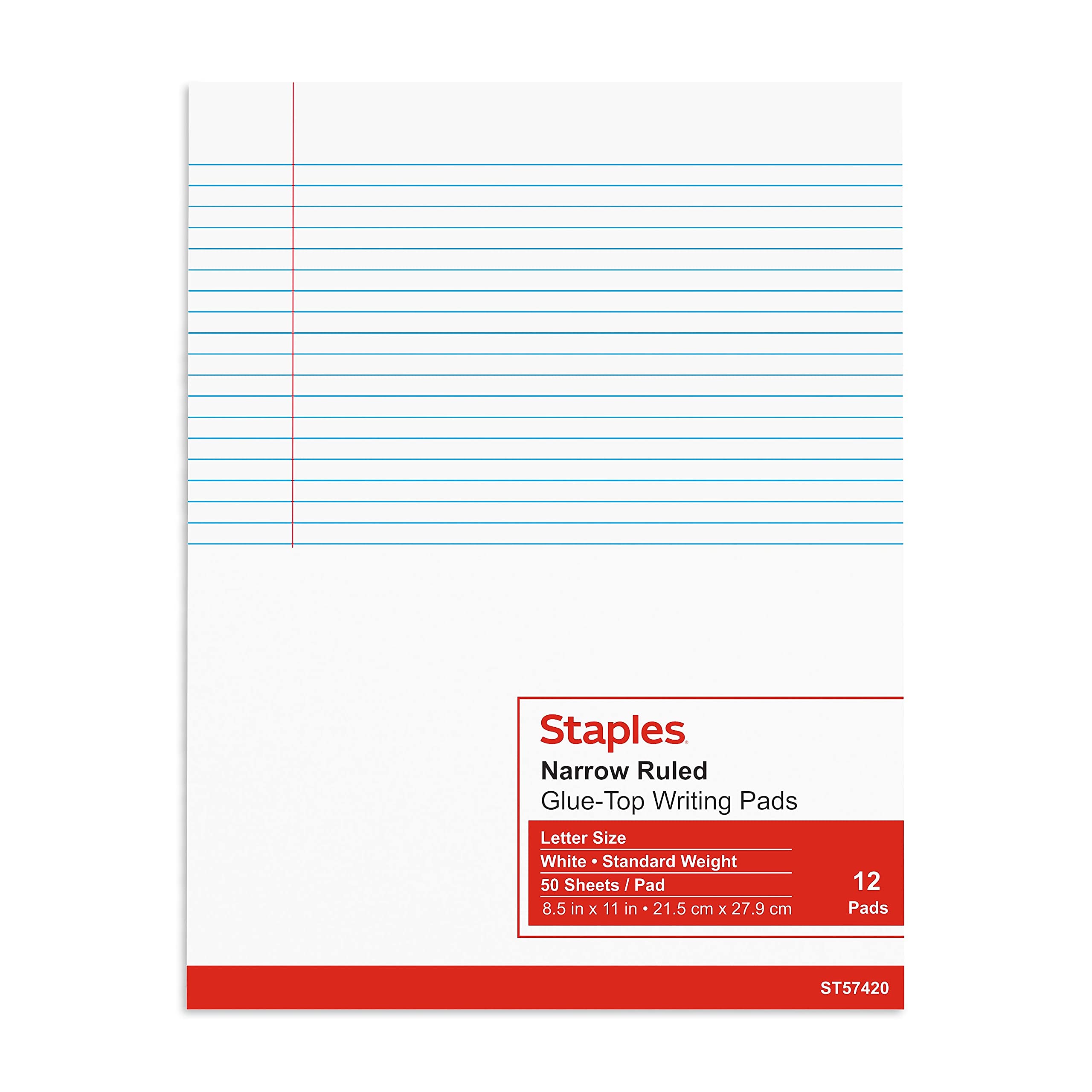 Premium Staples Notepads - 8.5