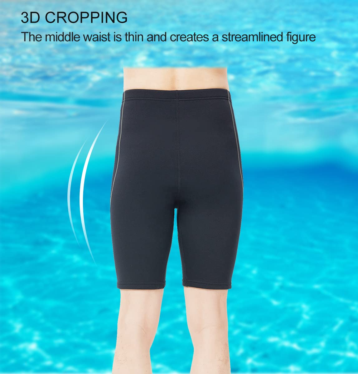 1.5mm Neoprene Wetsuit Shorts for Men & Women - Quick Dry Swim Surf Snorkel Dive Shorts | Perfect for Swimming, Surfing, Snorkeling, Scuba Diving & Water Sports
