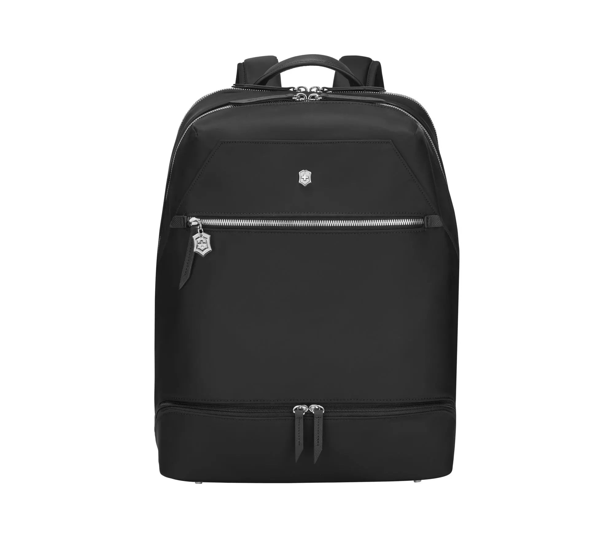 Victoria Signature Deluxe Backpack 15 Inch Laptop Backpack for Women & Men - Waterproof Travel Backpack with USB Charging Port, Anti-Theft Design - Perfect for Work, School, College & Business Travel (Black)