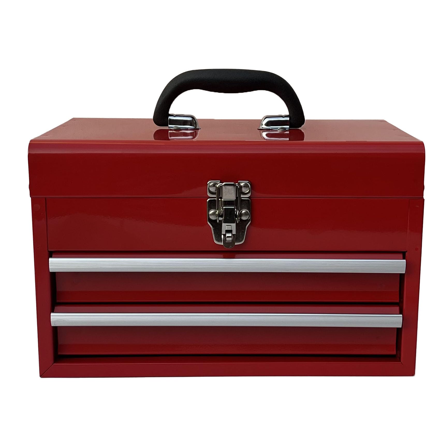 Portable Metal Tool Chest with 2 Drawers - 14