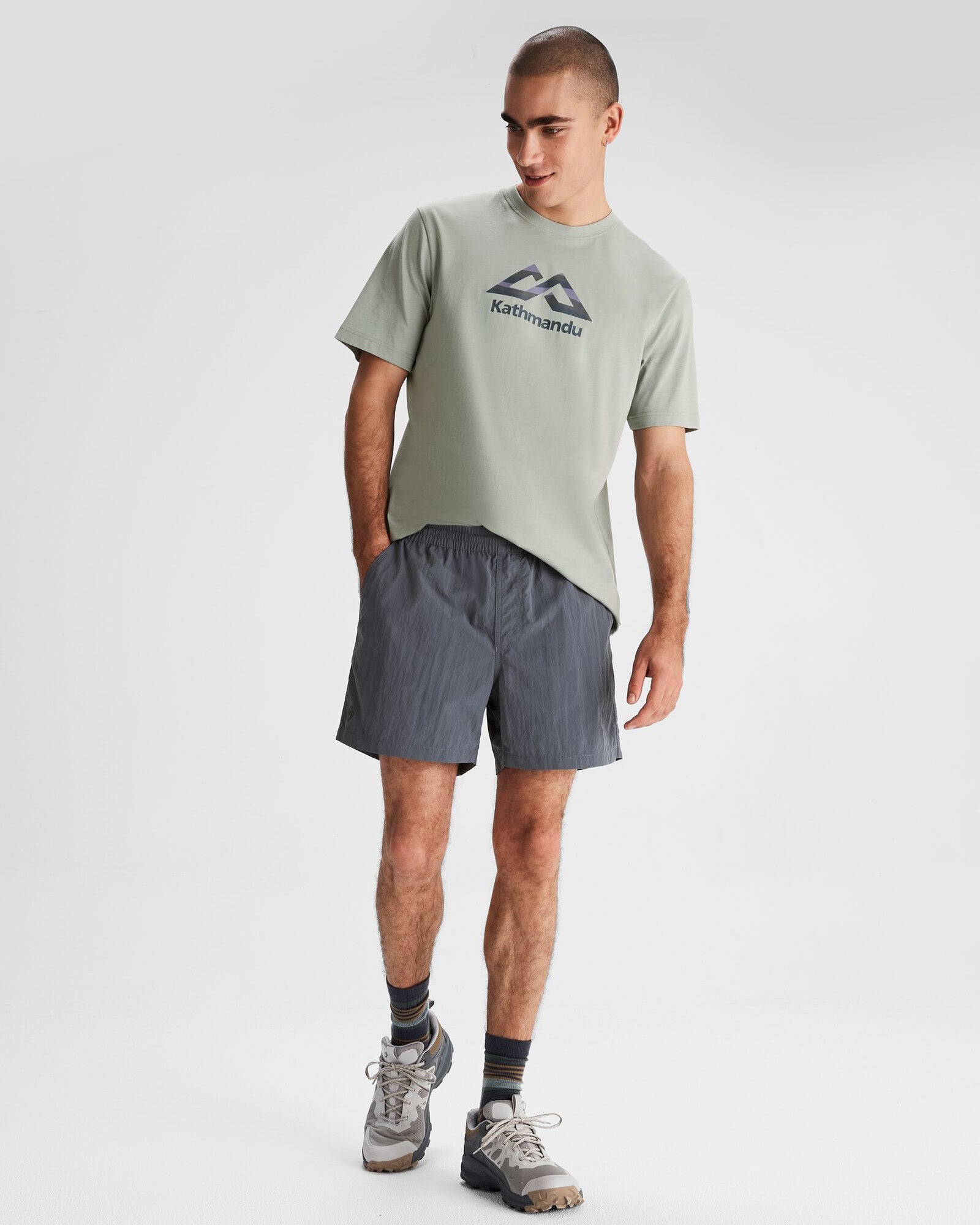 Men's EVRY Day 5 Inch Casual Shorts - Light Navy Blue | Comfortable Summer Wear for Gym, Running & Outdoor Activities