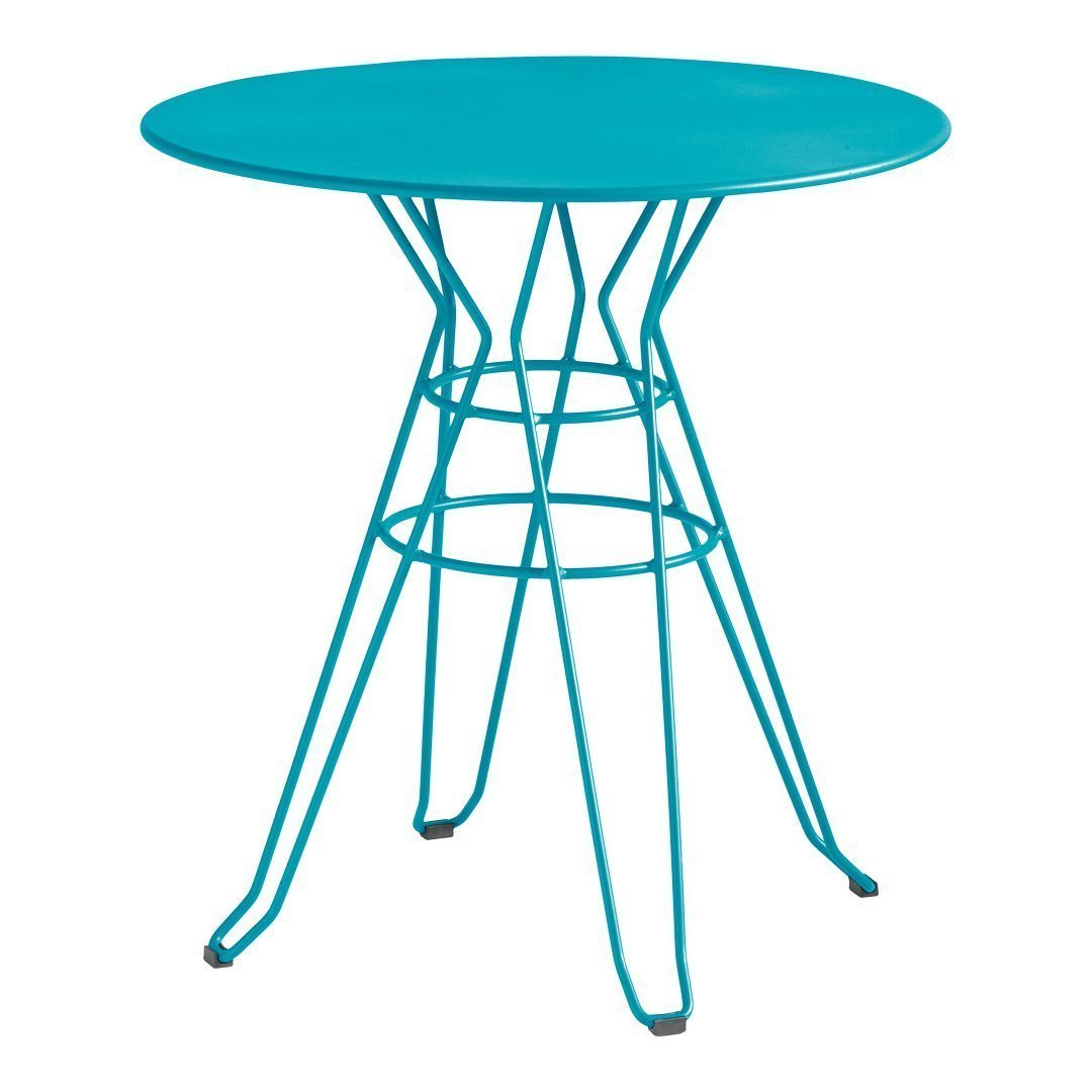 Round Capri Dining Table - Modern & Stylish for Small Spaces - Perfect for Breakfast Nook, Apartment, or Cozy Kitchen