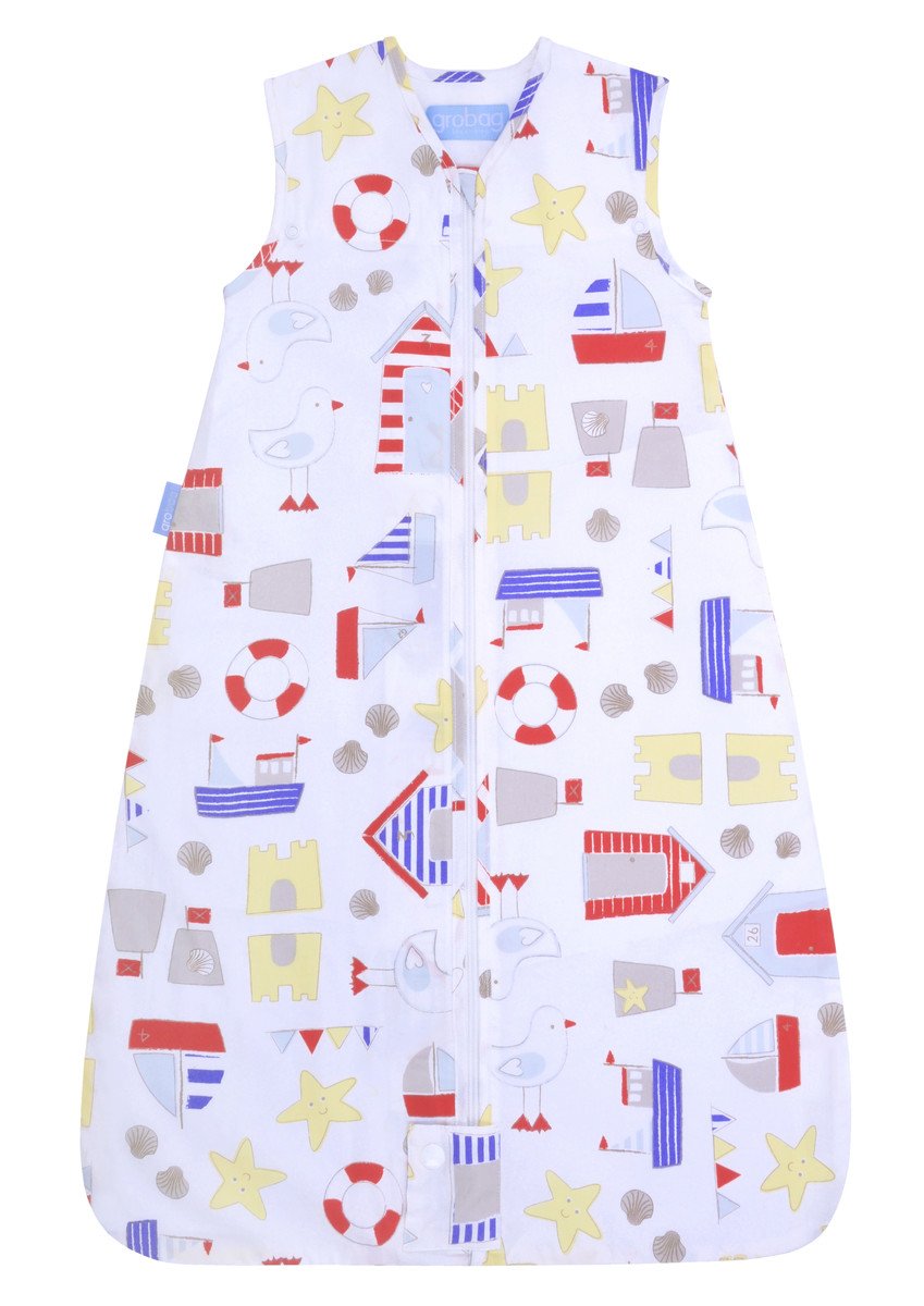 Sandcastle Bay Travel Grobag for Babies 6-18 Months | 1.0 TOG Lightweight Sleep Sack | Perfect for Travel, Daycare & Nursery Sleep