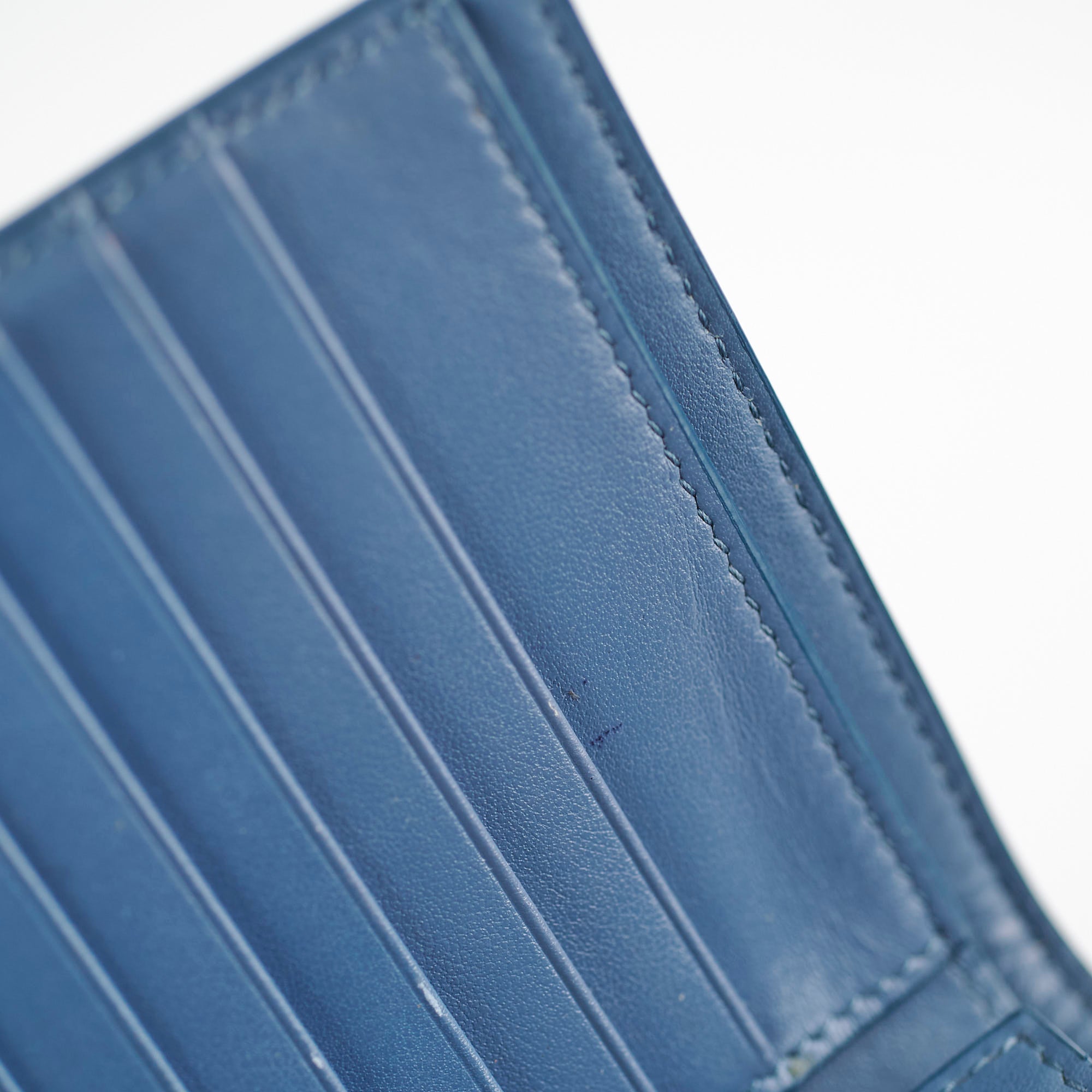 Celine Blue Fold Wallet for Women | Genuine Leather Slim Bifold Wallet with RFID Protection | Perfect for Everyday Use, Travel & Gifting