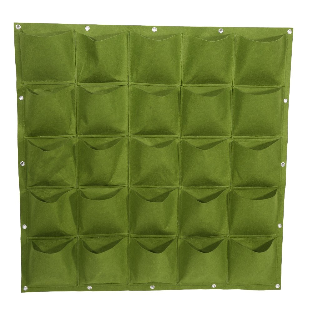 Dioche Durable Wall Plant Bags - Cold & Wear Resistant Grow Bags for Balcony Vegetables, Strawberries, Herbs (Black) | Perfect for Vertical Gardening, Indoor/Outdoor Planting & Small Space Urban Farming
