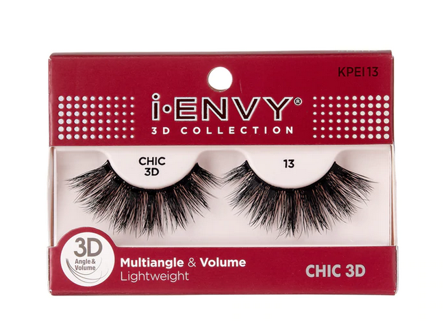 KISS iEnvy 3D Collection False Eyelashes - Natural Looking Voluminous Lashes for Dramatic Eye Makeup | Perfect for Parties, Weddings & Special Occasions