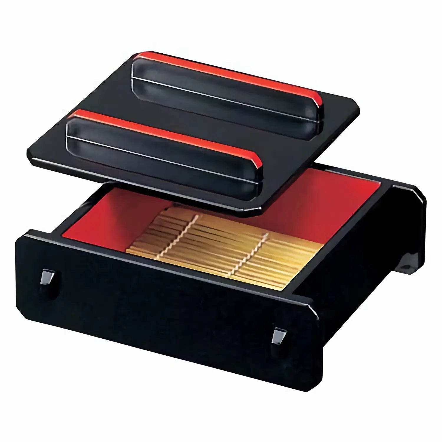 Premium ABS Resin Mini Soba Noodle Serving Box - Japanese Style Bento Lunch Box for Sushi, Noodles & Small Dishes - Perfect for Home Dining, Picnics & Party Appetizers
