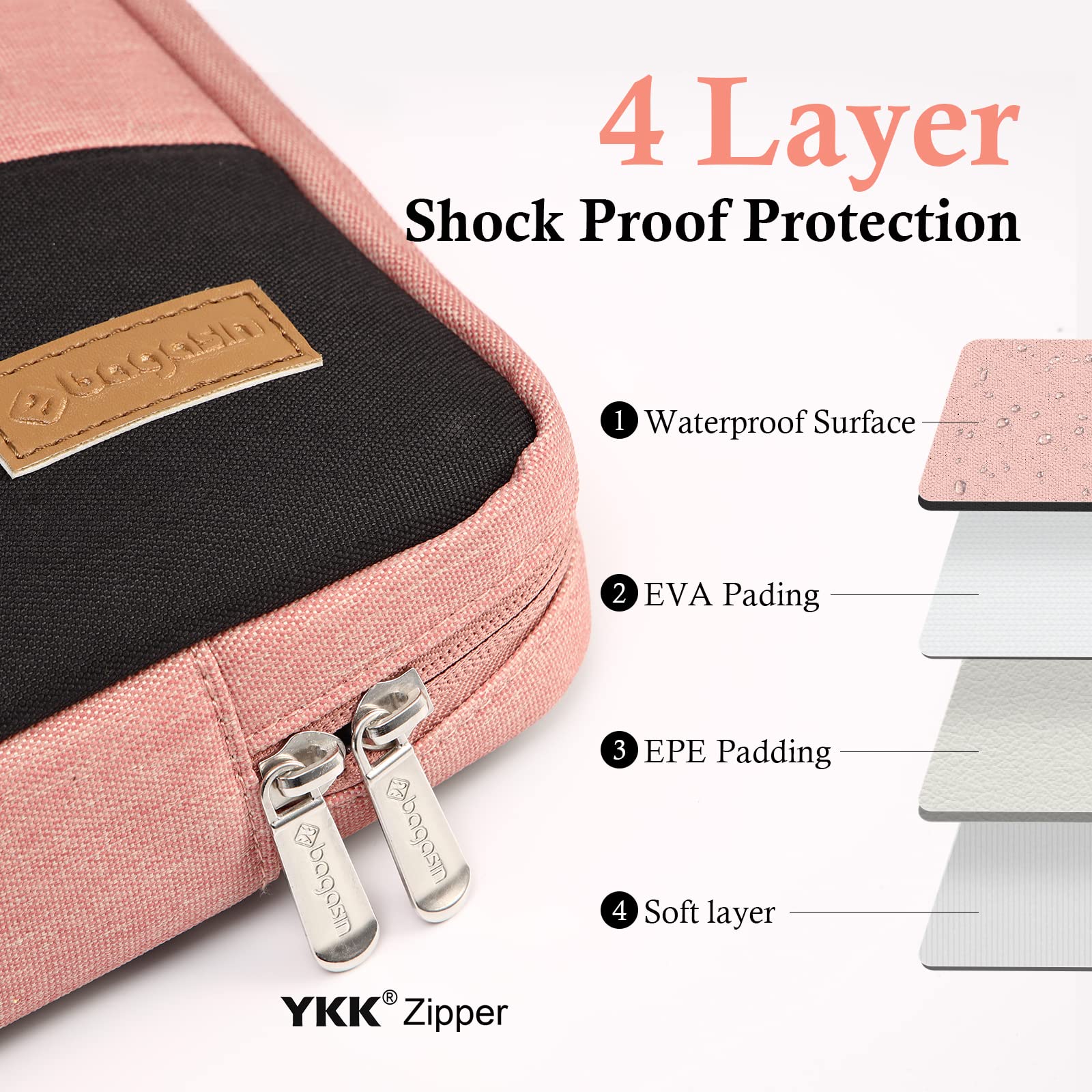 Premium 12.3-17.3 Inch Laptop Sleeve Case - TSA Approved Protective Computer Carrying Bag for MacBook, Dell, HP & More | Perfect for Travel, Office & School Use