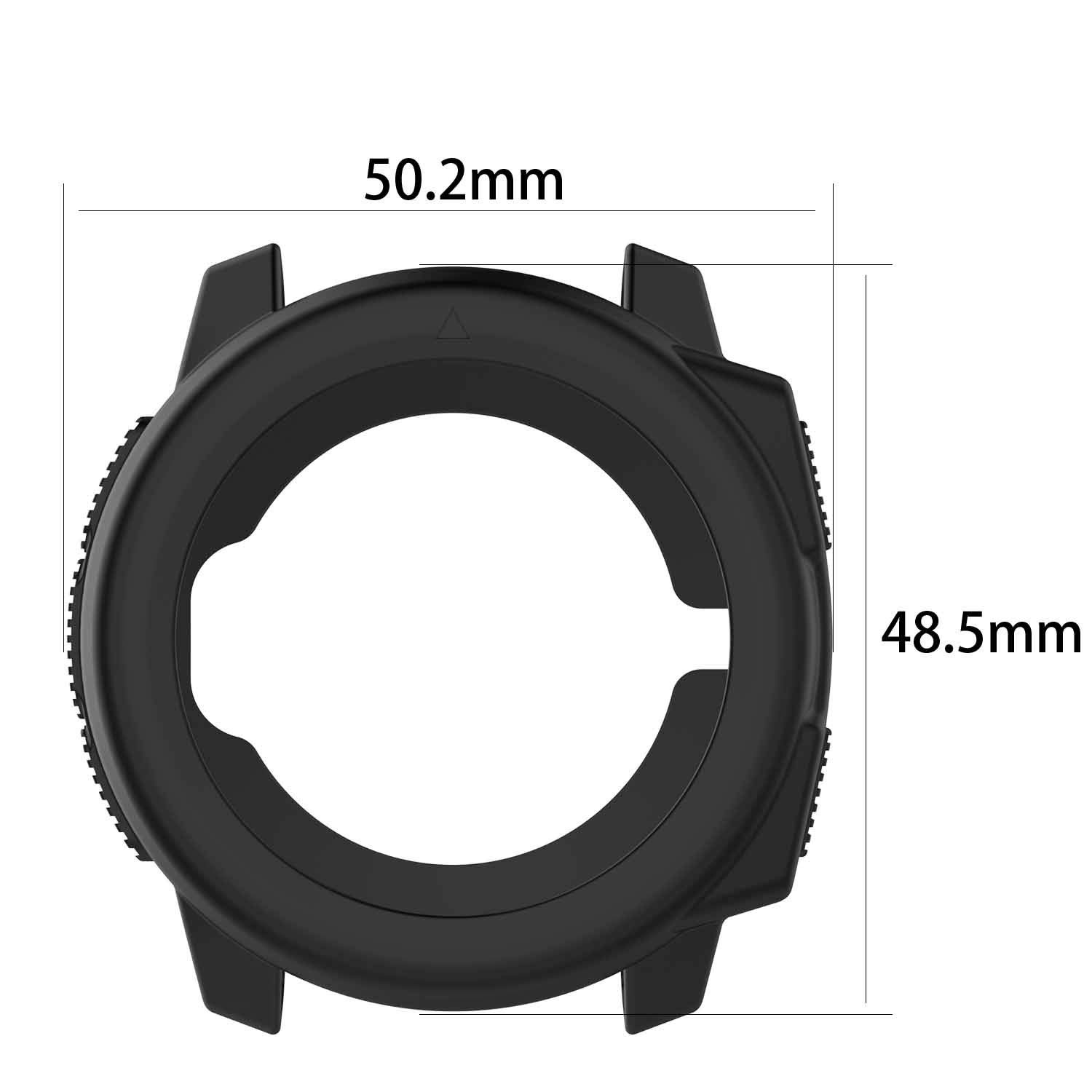 Silicone Protective Case Cover for Garmin Instinct Smart Watch - Durable Shockproof Shell (Orange) - Perfect for Outdoor Sports, Running, Hiking & Daily Use