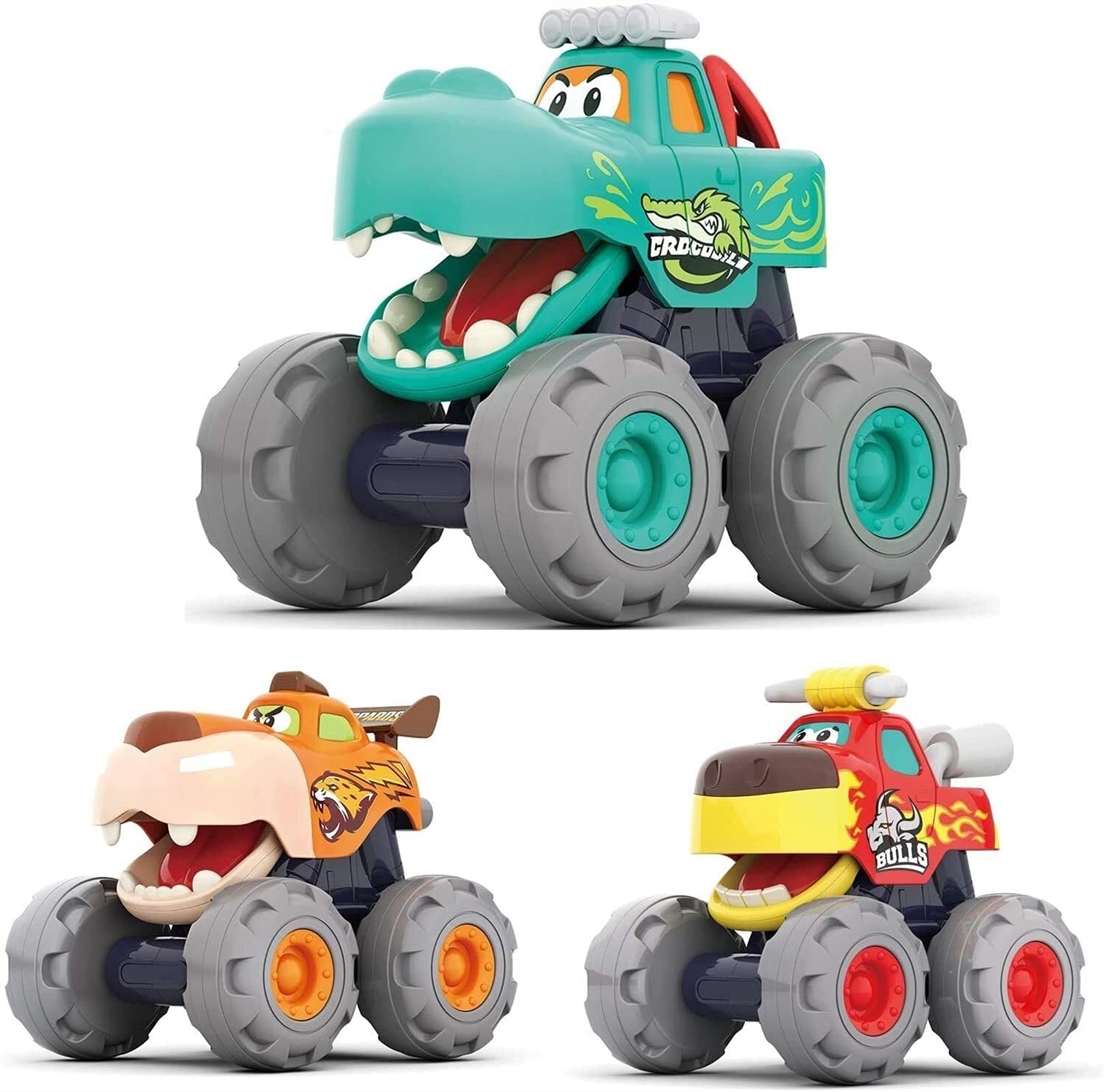 WJJ Educational Inertial Pull Back Toy Car - Off-Road Gliding Vehicle for Kids STEM Learning | Perfect for Indoor Play & Science Experiments