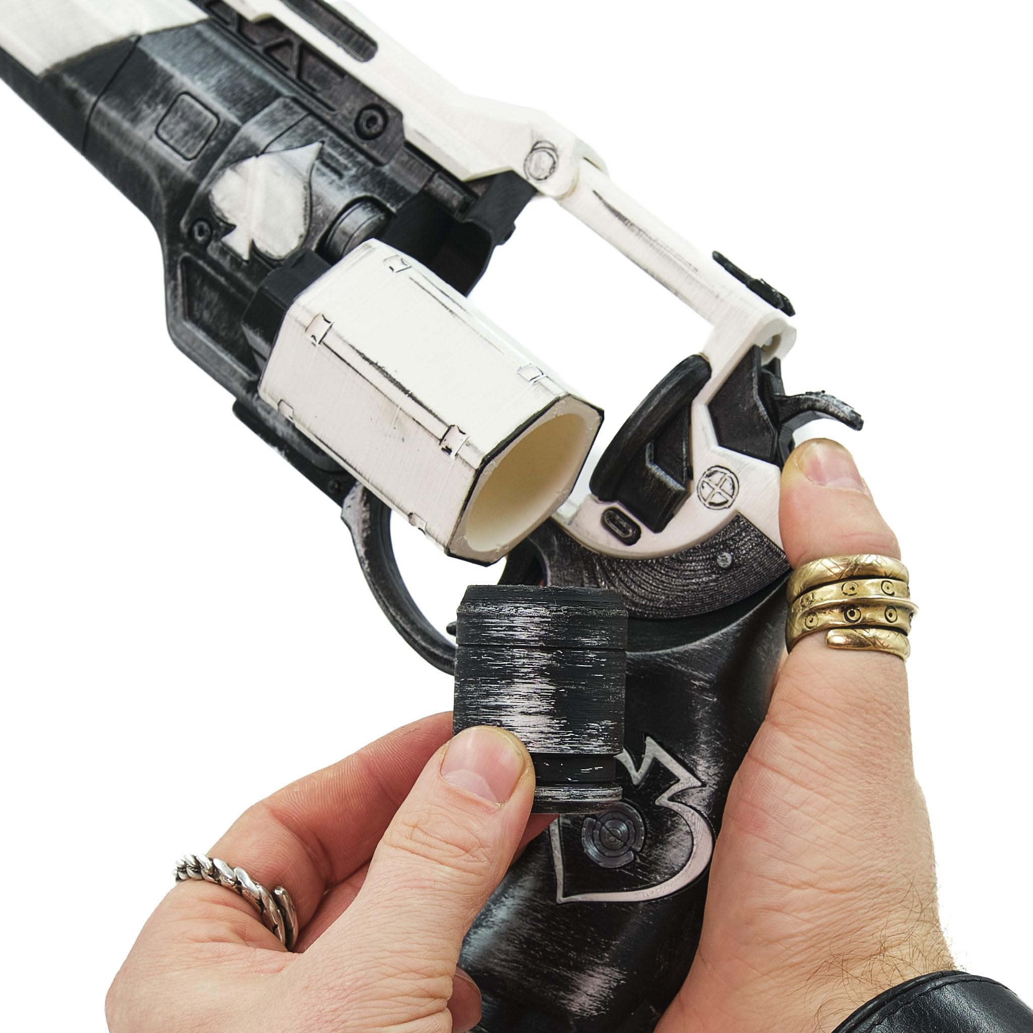 Ace of Spades Hand Cannon for Destiny 2 | Battle-Scarred Finish | No Stand Included | Perfect for PvP & PvE Gameplay