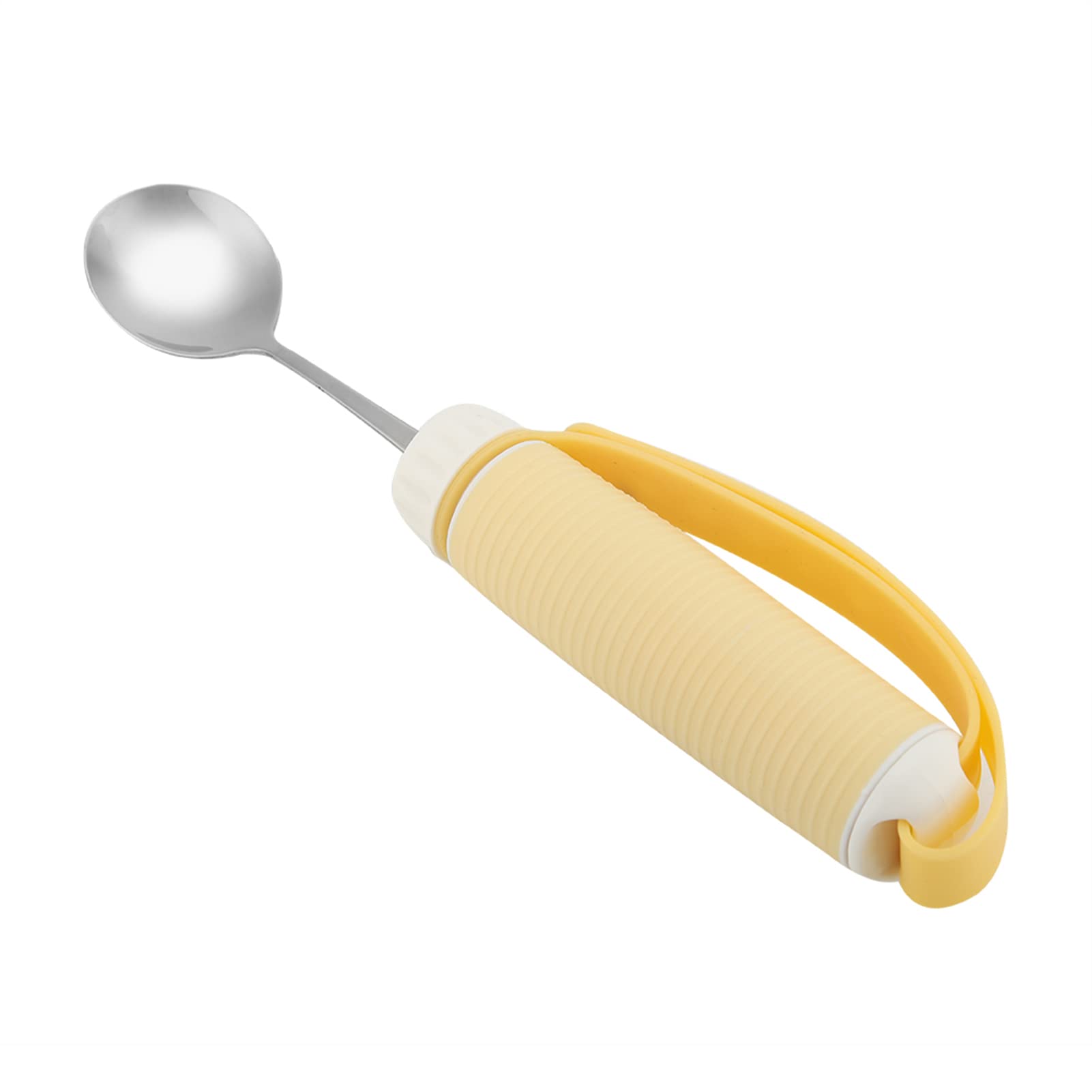 Weighted Non-Slip Adaptive Utensils Set - Stainless Steel Easy Grip Spoons & Forks for Elderly, Parkinson's, Arthritis & Hand Tremors - Comfort Eating Aids for Daily Meals, Assisted Living & Home Care