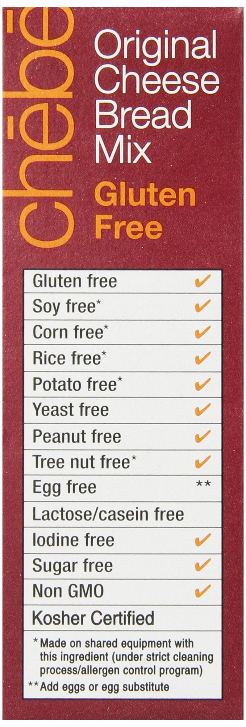 Original Chebe Bread Cheese Mix - Gluten Free, Non-GMO, 7.5-Ounce Bags (Pack of 8) - Perfect for Keto Diet, Snacks & Family Baking