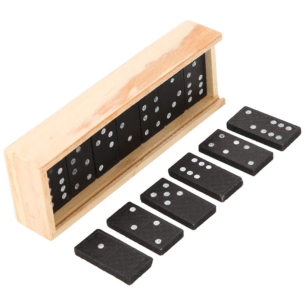 Estink 28pcs Wooden Domino Puzzle Game Set - Educational Kids Toys for Learning & Fun | Perfect for Family Game Night, Classroom Activities & STEM Learning
