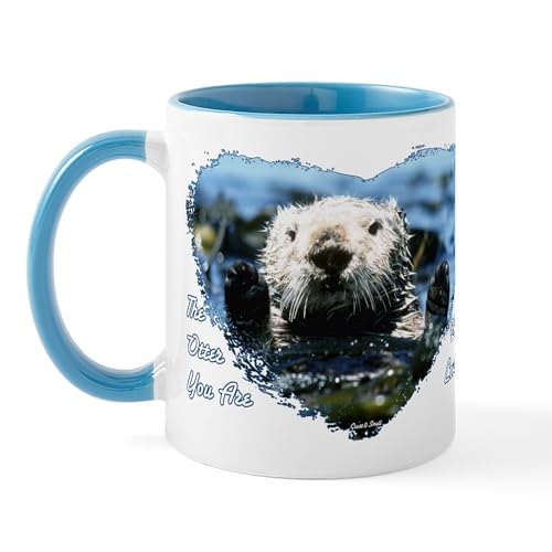 White/Blue Inside - The Otter You Are Mug