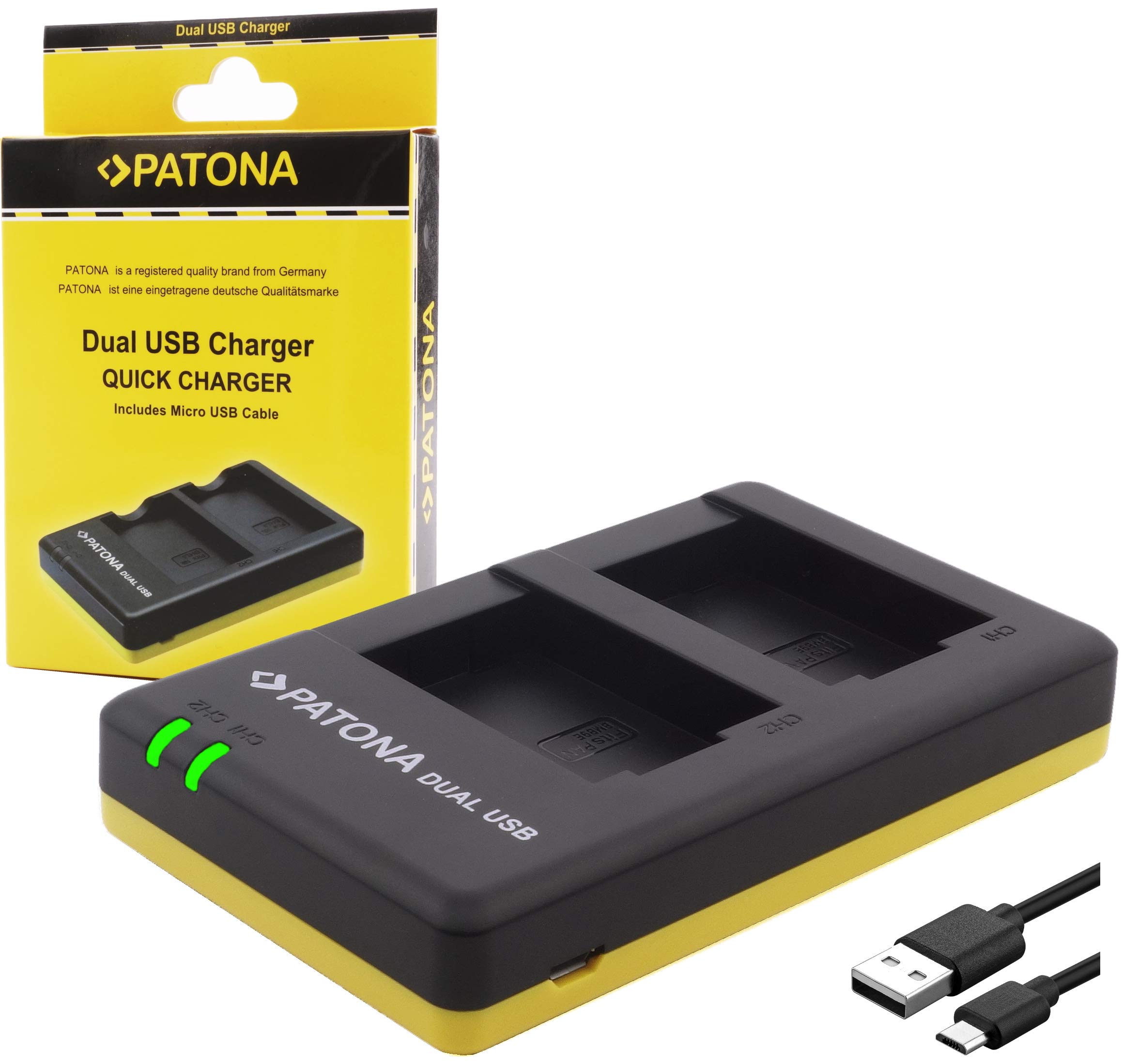 PATONA DMW BMB9 E Battery Charger for Canon Cameras - Fast & Reliable Power Solution for Photography, Travel & Professional Use
