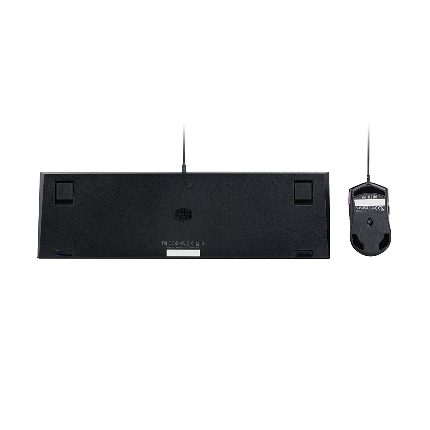 Cooler Master MS110 RGB Gaming Keyboard and Mouse Combo - Linear Mechanical Switches, 26-Key Anti-Ghosting, Onboard Controls, 4 DPI Settings - US Layout, Black - Perfect for PC Gaming, Streaming & Office Work