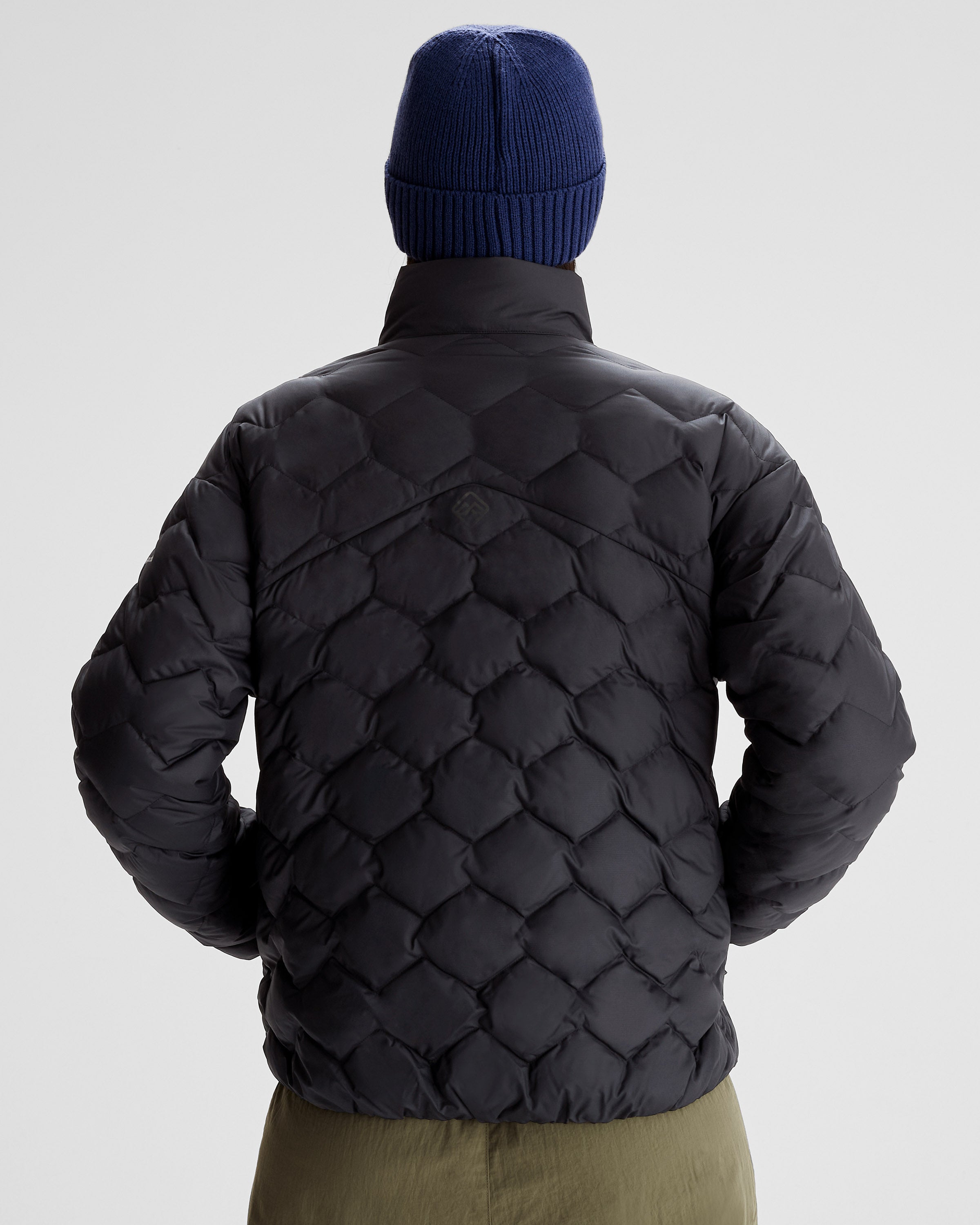 Women's Any Time Down Short Jacket - Lightweight Warm Winter Coat, Black Stingray Color | Perfect for Outdoor Activities, Travel & Casual Wear