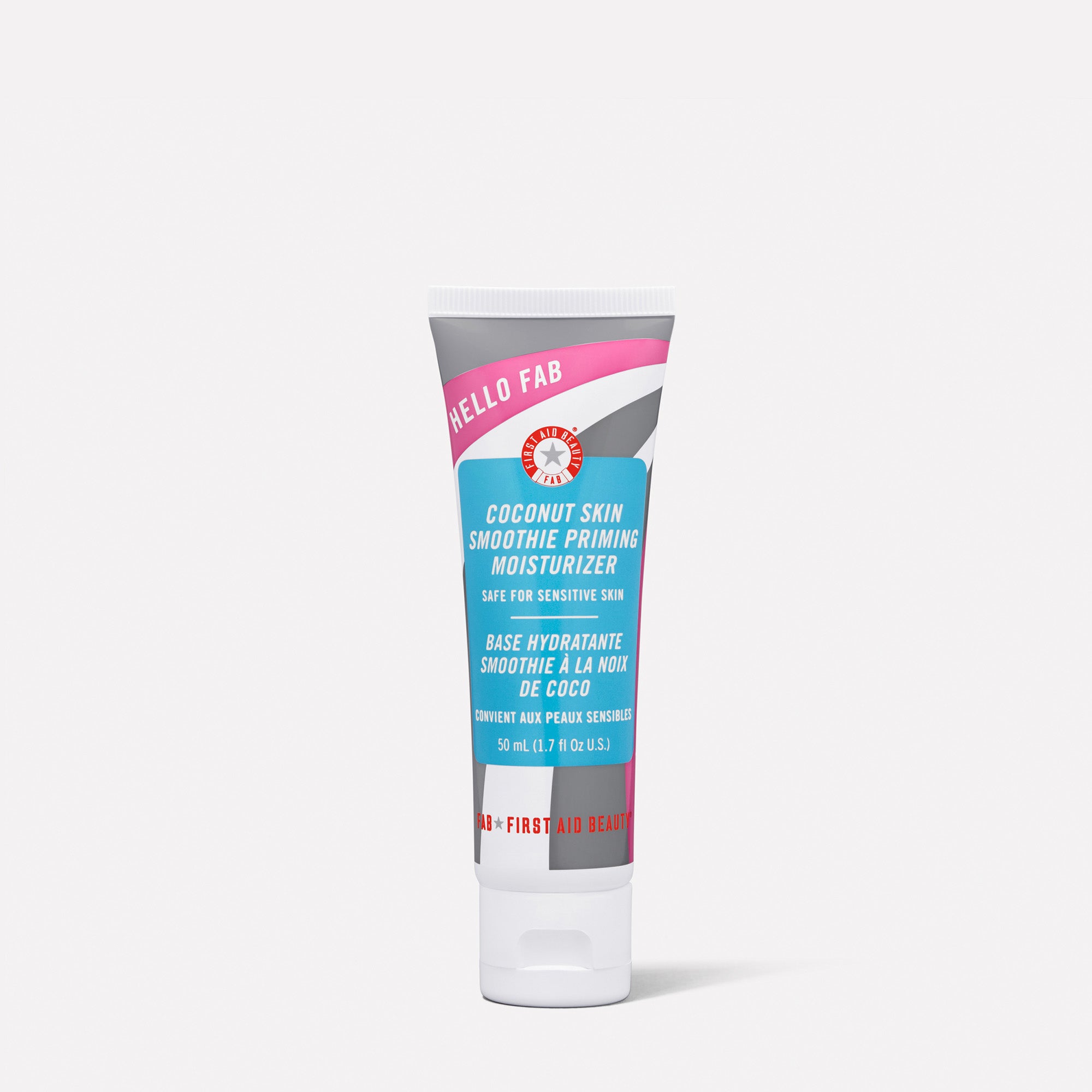 Hello FAB Coconut Skin Smoothie Priming Moisturizer - Hydrating Face Primer & Makeup Base for Dry Skin | Perfect for Daily Skincare & Flawless Makeup Application