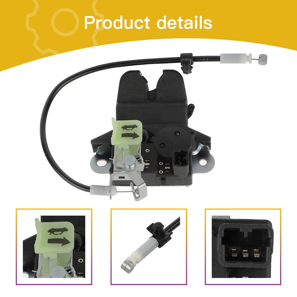 ROADFAR Door Lock Actuator Replacement for 2009-2015 Hyundai Sonata Rear Trunk Latch Lock Actuator with Motor - Compatible with Part #812303Q000 - Perfect for Car Trunk Lock Repair & Maintenance