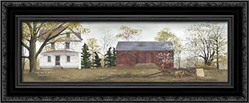 Canvas Art in a Black Ornate Wood Frame