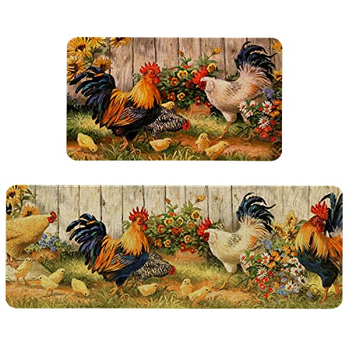 Rooster Kitchen Mat
