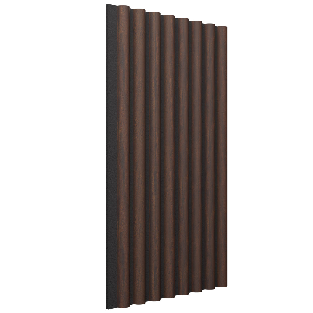 Acoustic Slat Wood Wall Panel - Half Round Slats for Home Theater, Office & Studio Soundproofing | Natural Wood Wall Decor