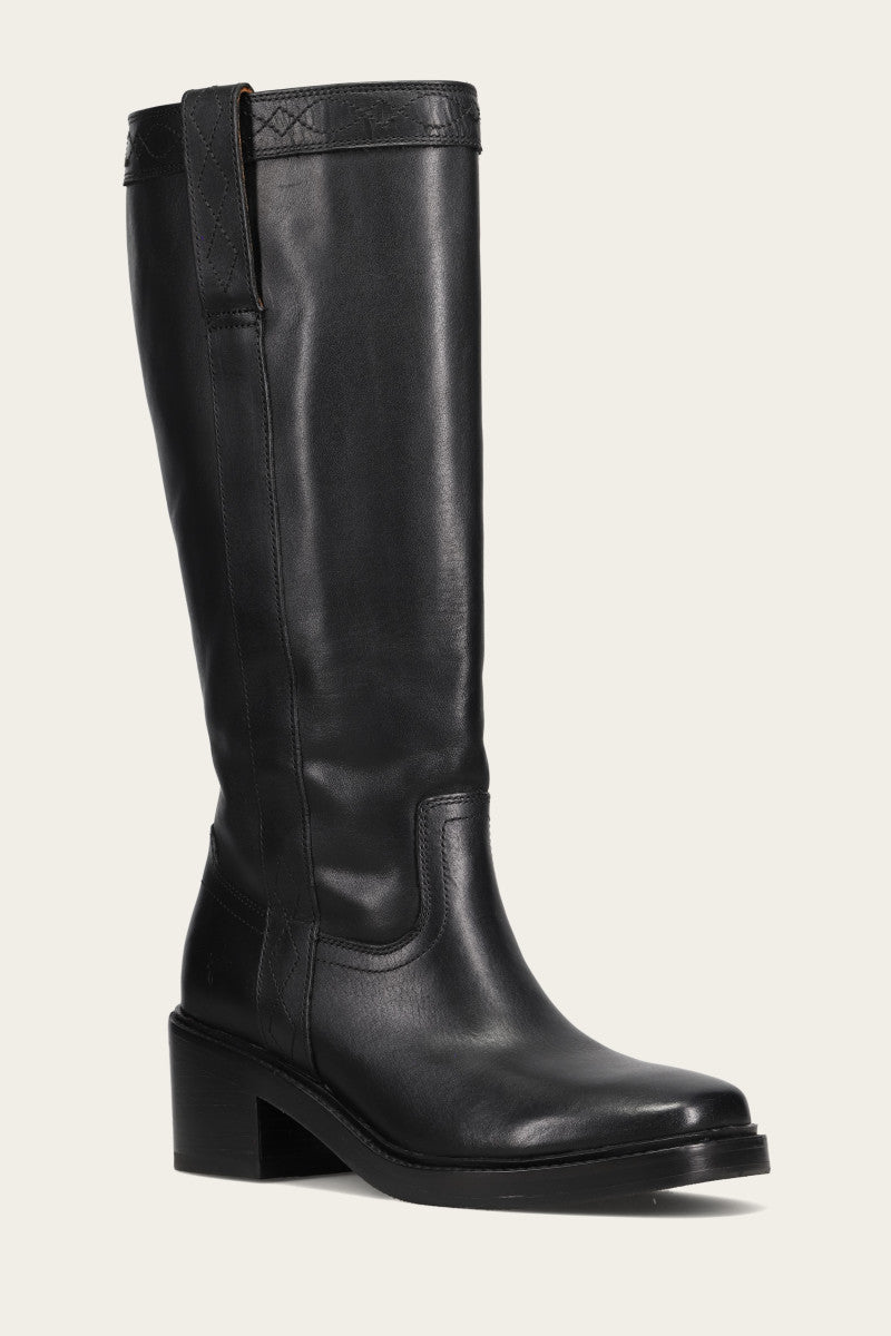Kate Pull On Wide Calf Boots for Women - Comfortable Stretchable Winter Riding Boots | Perfect for Casual Outfits, Office Wear & Cold Weather