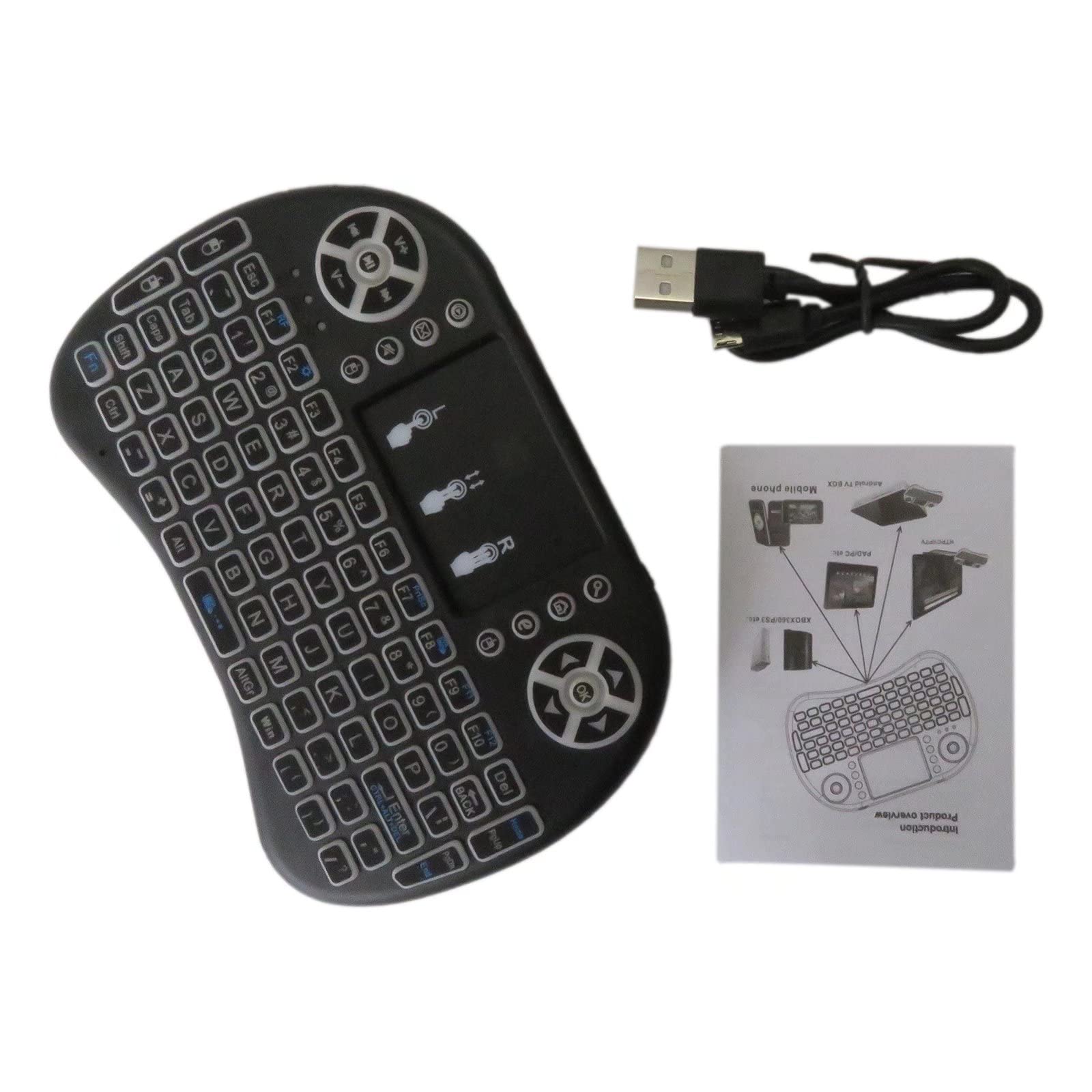 Wireless Mini Keyboard with Touchpad for Android TV, PC, Xbox - Gaming & Streaming