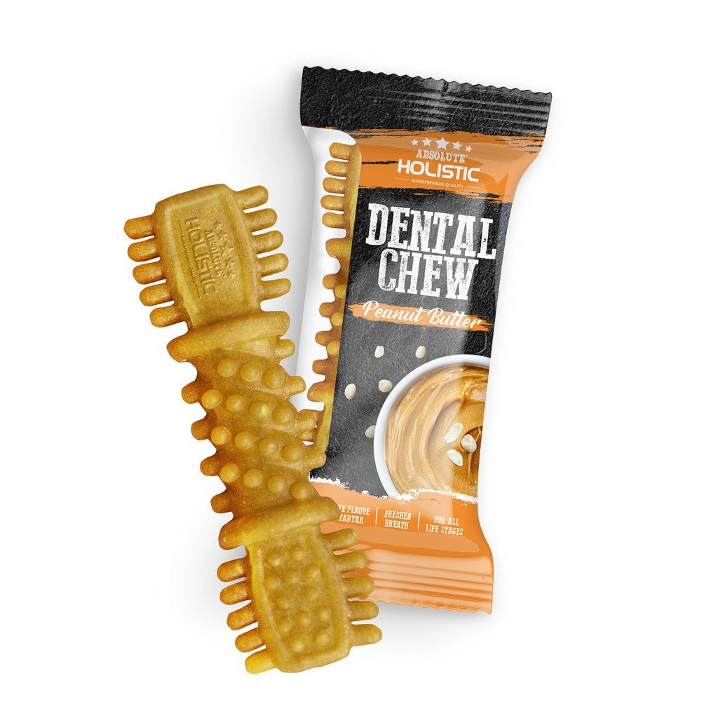 Absolute Holistic Dental Chews for Dogs - 25g, 4 Inches - Boost & Regular Series - Promotes Oral Health & Fresh Breath - [Buy 20 for $18.79] - Perfect for Daily Teeth Cleaning & Chewing Fun