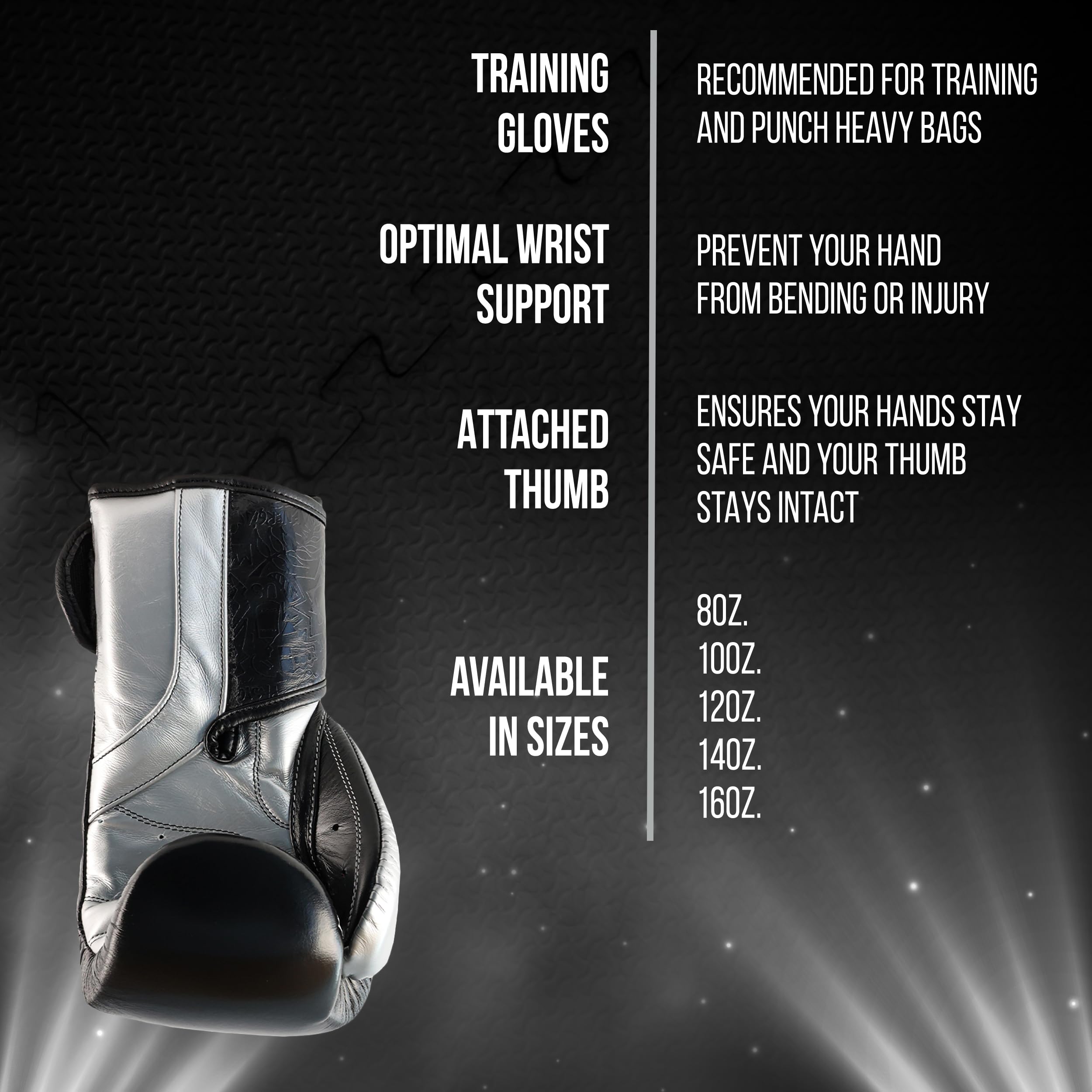 CLETO REYES High Precision Boxing Gloves - Professional Hook & Loop Closure Training Gloves for Men & Women - Perfect for Heavy Bag Workouts, Sparring & MMA Training