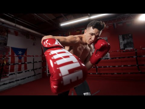 TITLE Boxing Inferno Intensity Elastic Training Boxing Gloves - Premium MMA & Fitness Workout Gear for Punching Bag, Sparring & Home Gym Training